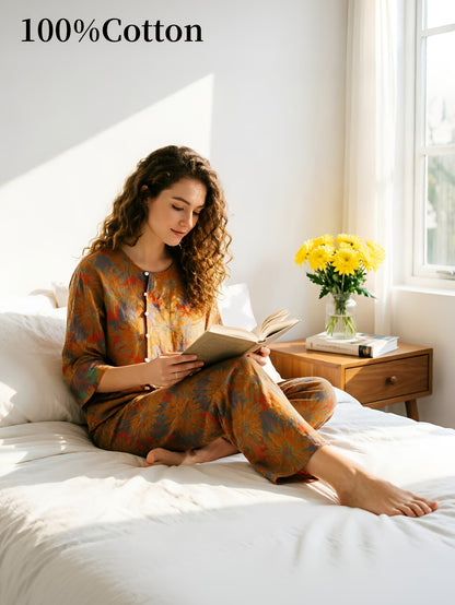 Women’s Floral Printed Casual Set