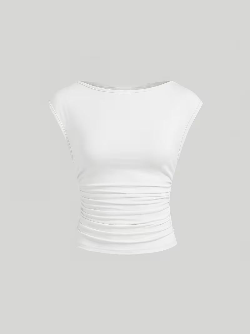 3-Pack of Seamless Stretchable Crop Tops – Soft & Foldable