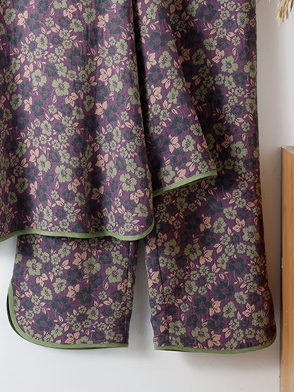 Women’s Floral Printed Casual Set