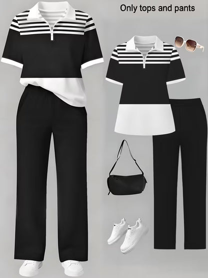 Women's Premium Contrast Outfit Set