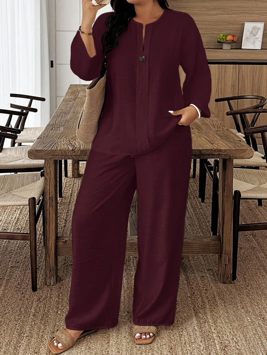 Autumn Relaxed Two-Piece Set
