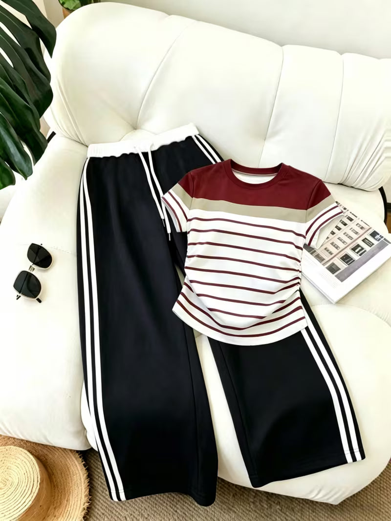 Women's Premium Contrast Outfit Set