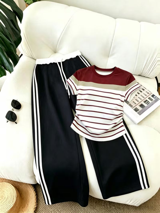 Women's Premium Contrast Outfit Set