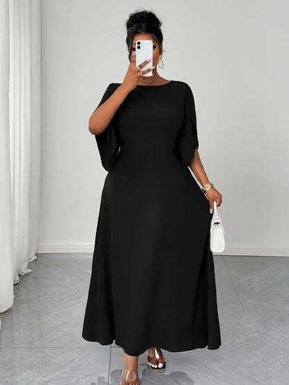 Elegant Asymmetrical Flare Dress