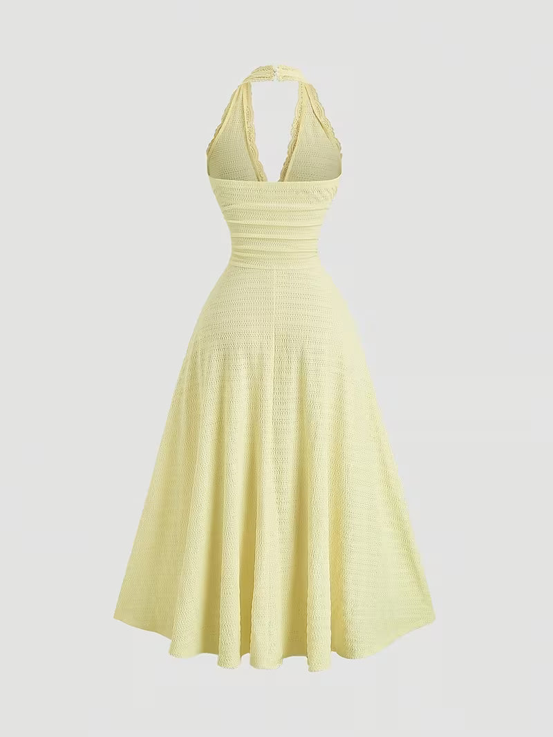 Women's Elegant Halter Top & Skirt