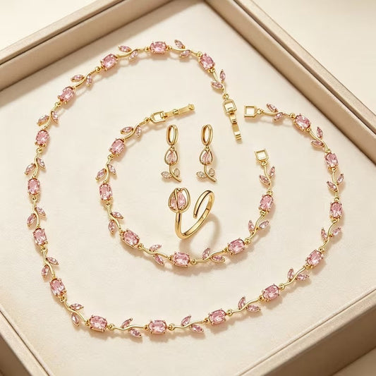 Royal Tulip Crystal Jewelry Collection
