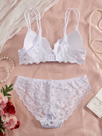 Pack of 6 Women's Bra & Panty Set – Soft Comfortable Everyday Lingerie Combo