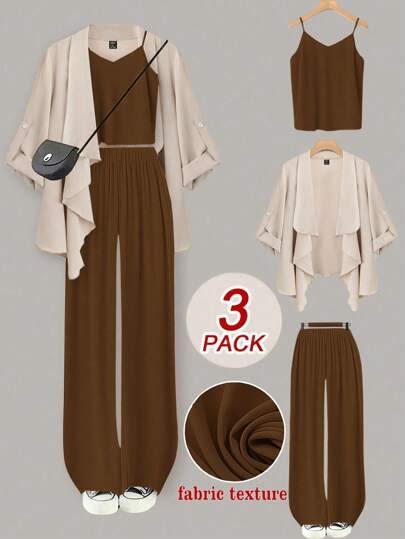 Women's Premium Relaxed Fit 3-Piece Set