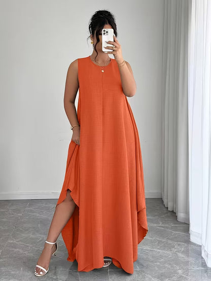 Elegant Tie-Belt A-Line Dress💖