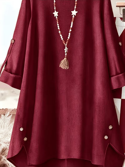 Women’s Relaxed Tunic & Printed Pants Set