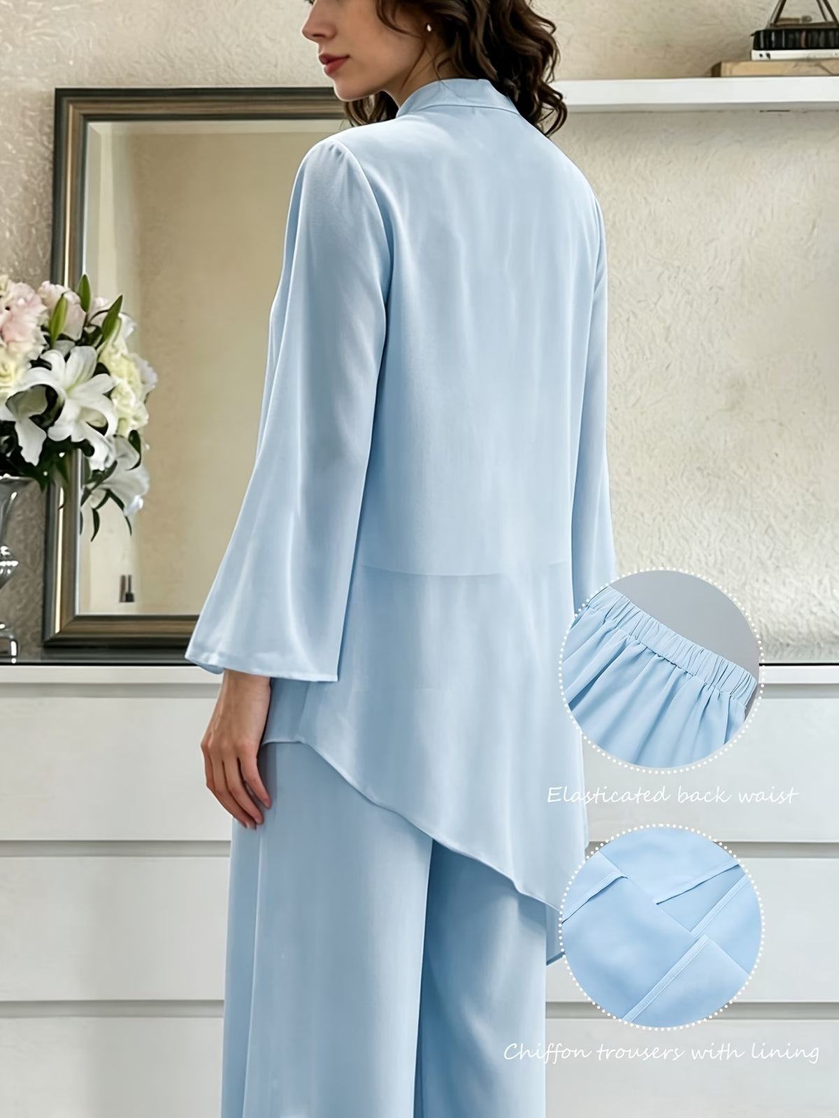 Women’s Asymmetrical Kurta Pant Set