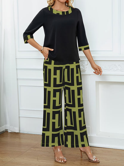 Stylish Wide Leg Set