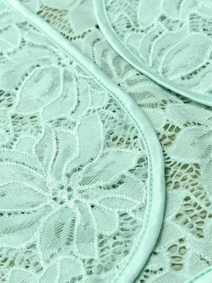 Elegant Lace Top & Floral Dress Set