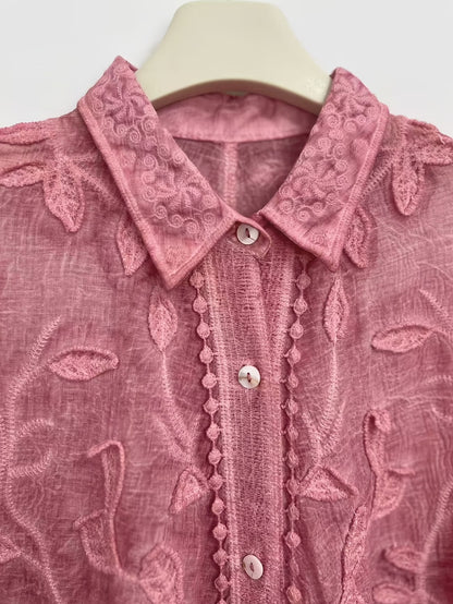 Women’s Floral Printed Shirt Pant Set