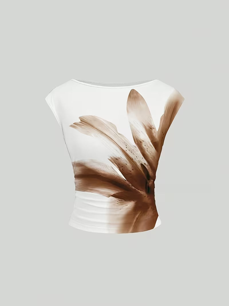 3-Pack of Seamless Stretchable Crop Tops – Soft & Foldable