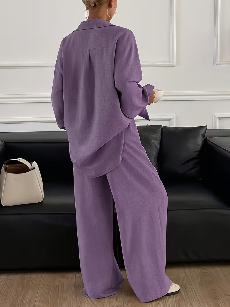 Women’s Stylish 3-Piece Shirt Pant Set