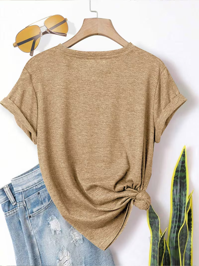 Pack of 5 Women’s Printed Casual T-Shirts