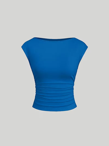 3-Pack of Seamless Stretchable Crop Tops – Soft & Foldable