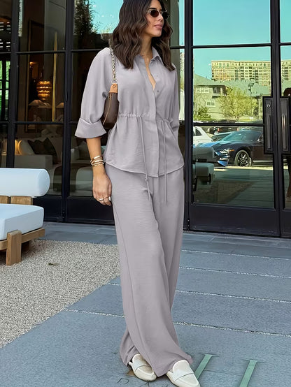 GraceFlow Women's Two-Piece Co-ord Set