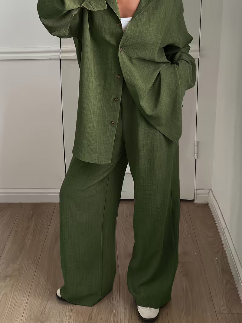 Women’s Stylish 3-Piece Shirt Pant Set