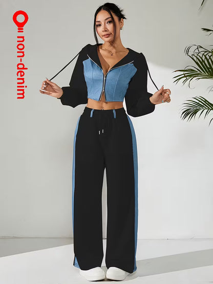 Women's Premium Contrast Outfit Set