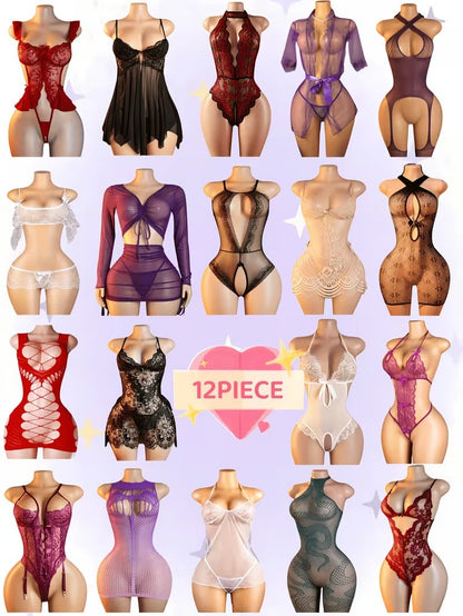 AllureNet Stretch Bodysuit Set