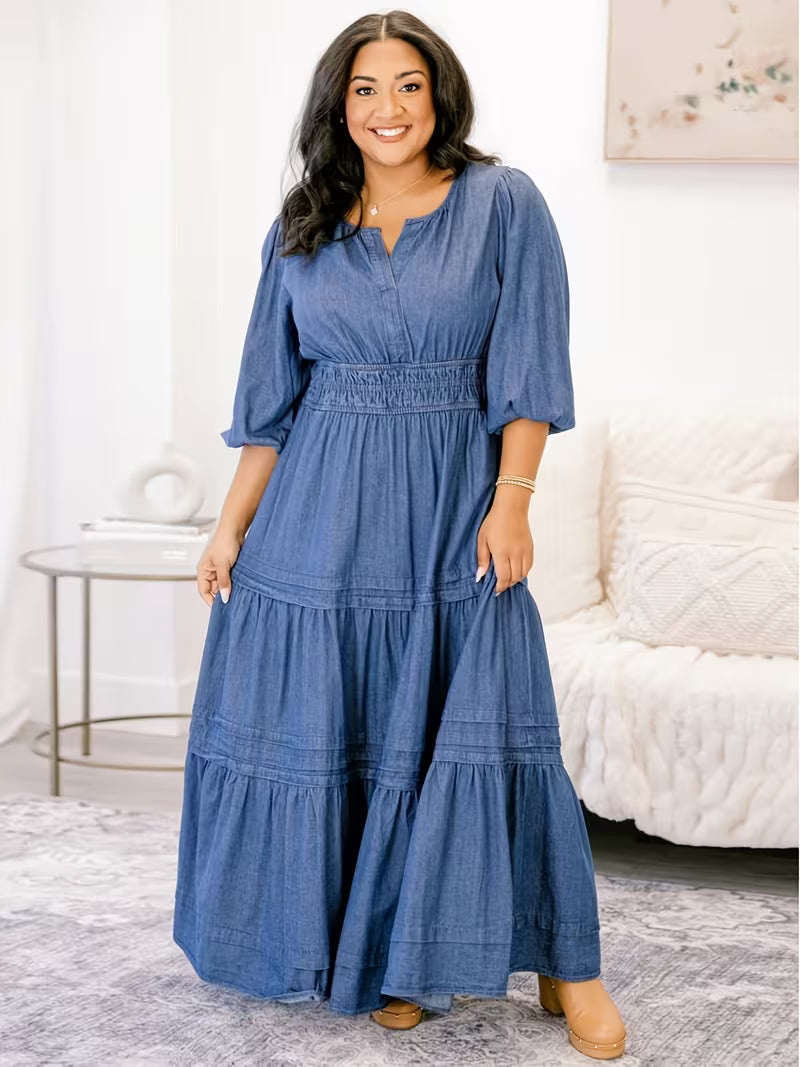 New Arrivals Long Denim Dress