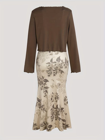 🍂 Autumn Retro Co-Ord Set