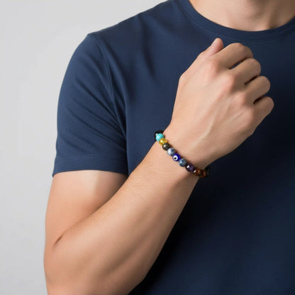 Premium 9 Stone Chakra Bracelet for Positive Vibes – Buy 1 Get 1 FREE