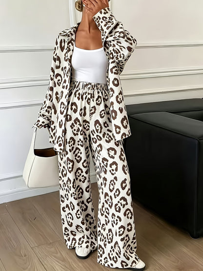 Women’s Stylish 3-Piece Shirt Pant Set