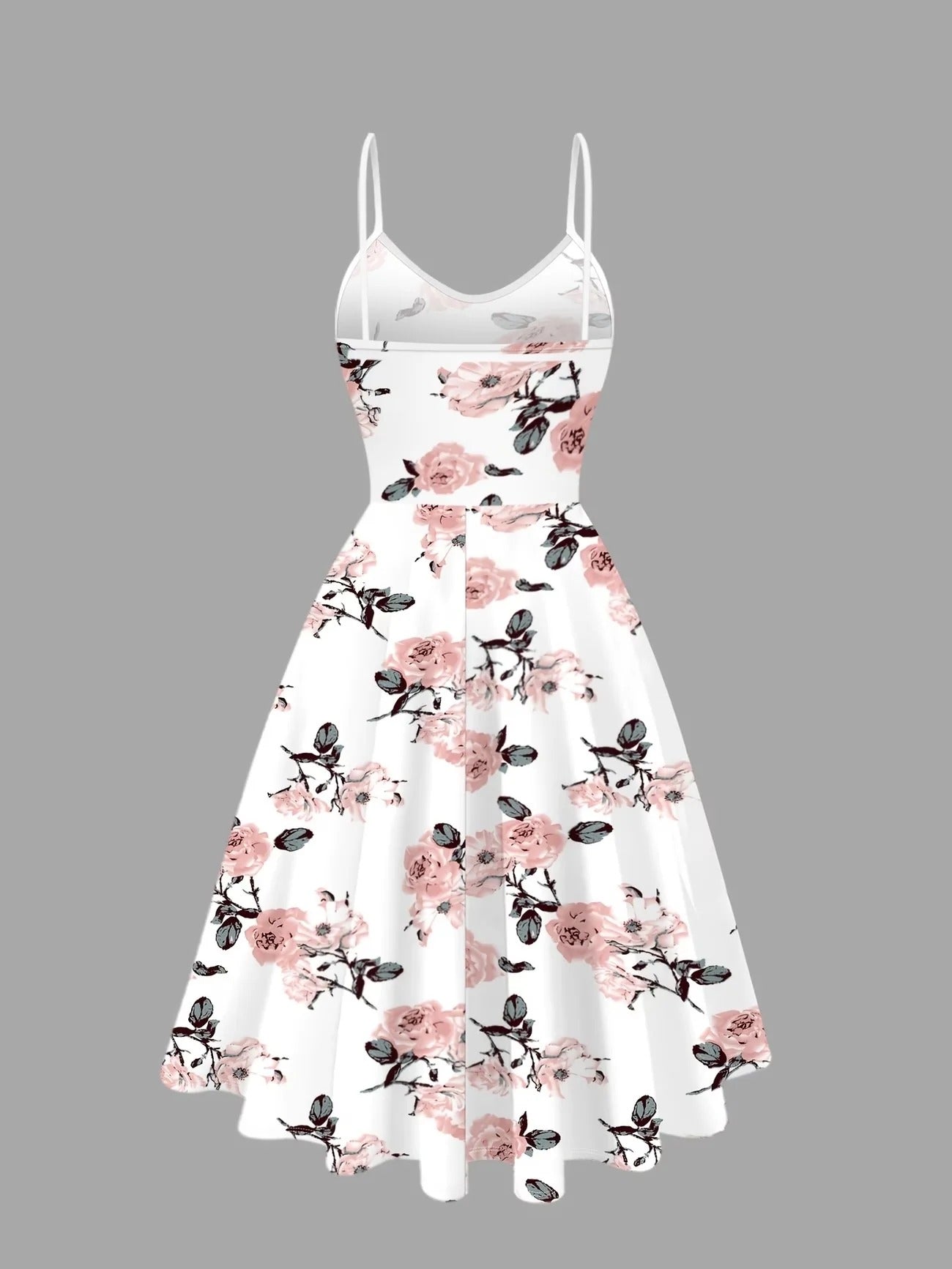 Floral Dress & Cardigan Set