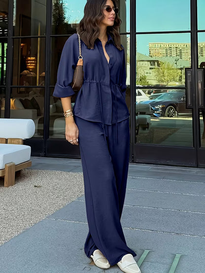 GraceFlow Women's Two-Piece Co-ord Set