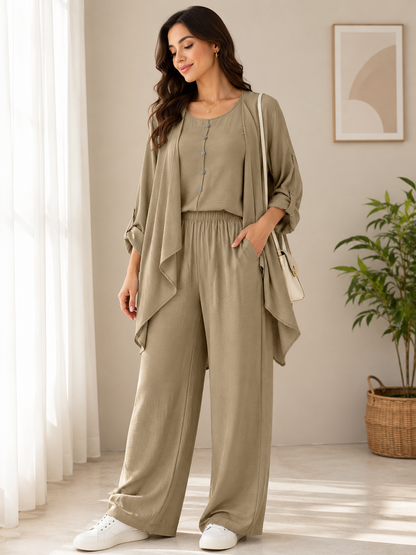 Women's Premium Relaxed Fit 3-Piece Set