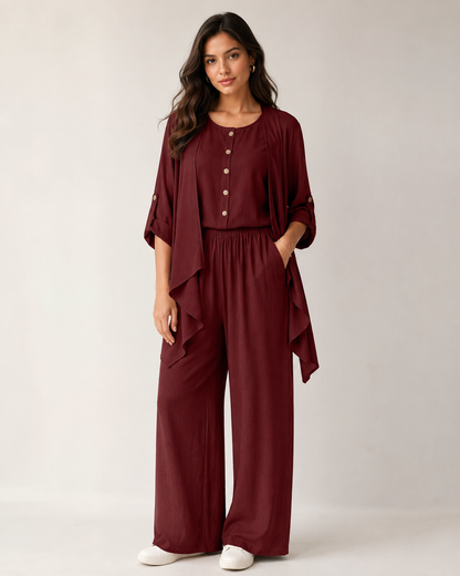 Women's Premium Relaxed Fit 3-Piece Set