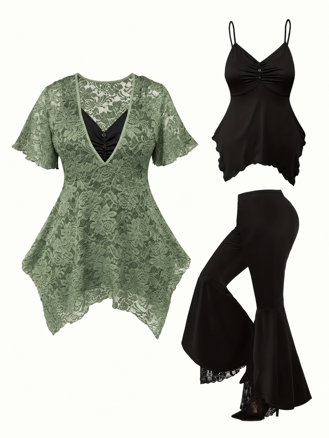 Women’s Lace Tunic & Pants Set