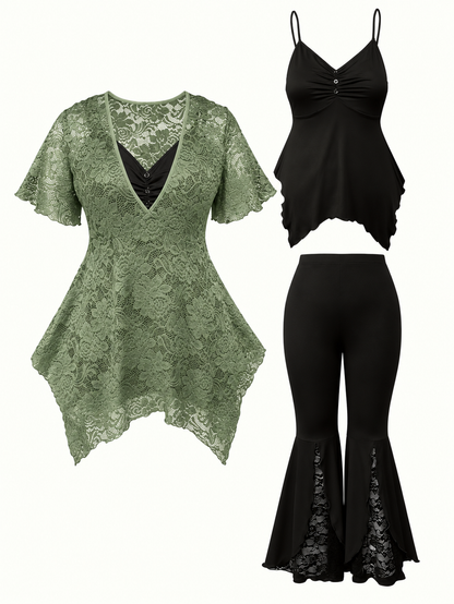 Women’s Lace Tunic & Pants Set