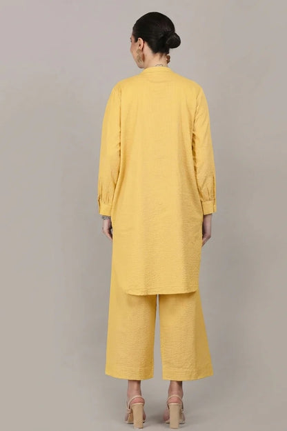 Elegant Seersucker Cotton Co-Ord Set