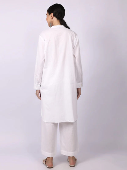 Elegant Seersucker Cotton Co-Ord Set