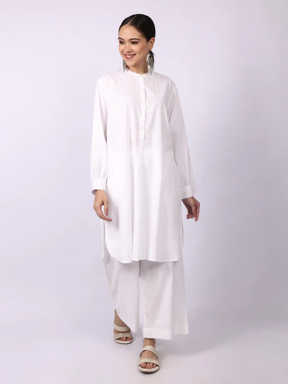 Elegant Seersucker Cotton Co-Ord Set