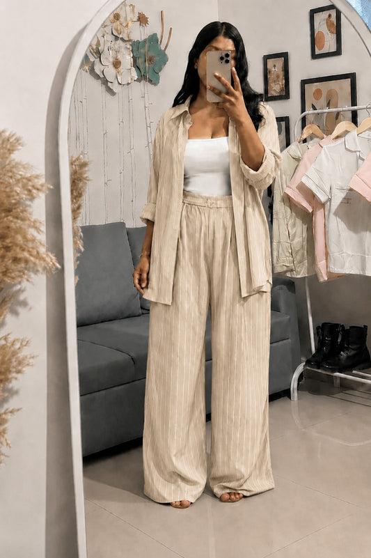 Pinstripe Poise Co-ord Set