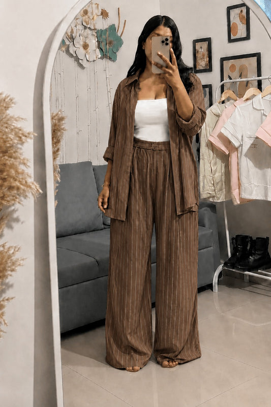 Pinstripe Poise Co-ord Set