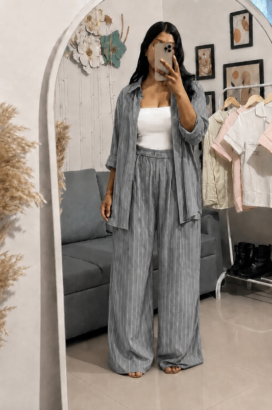 Pinstripe Poise Co-ord Set