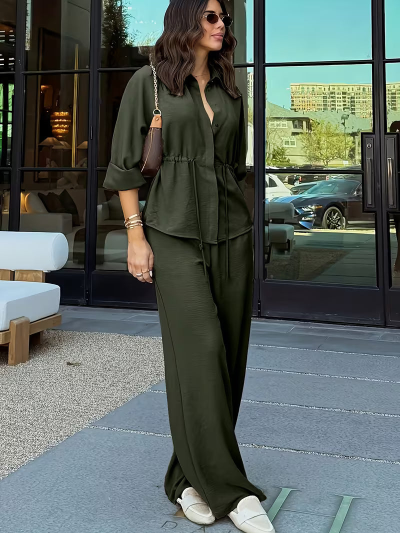 GraceFlow Women's Two-Piece Co-ord Set