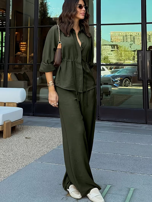 GraceFlow Women's Two-Piece Co-ord Set