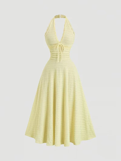 Women's Elegant Halter Top & Skirt