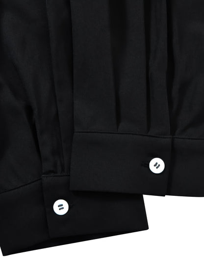 Women’s Solid Button-Down Shirt & Pant Set