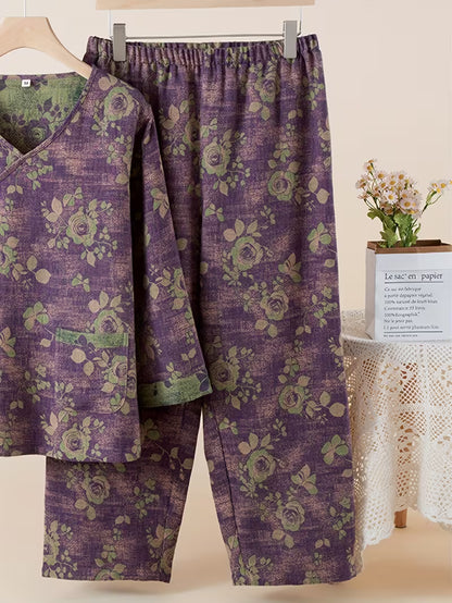 Women’s Floral Printed Casual Set