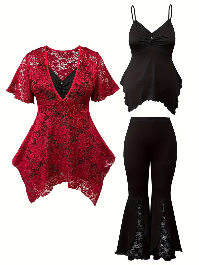 Women’s Lace Tunic & Pants Set