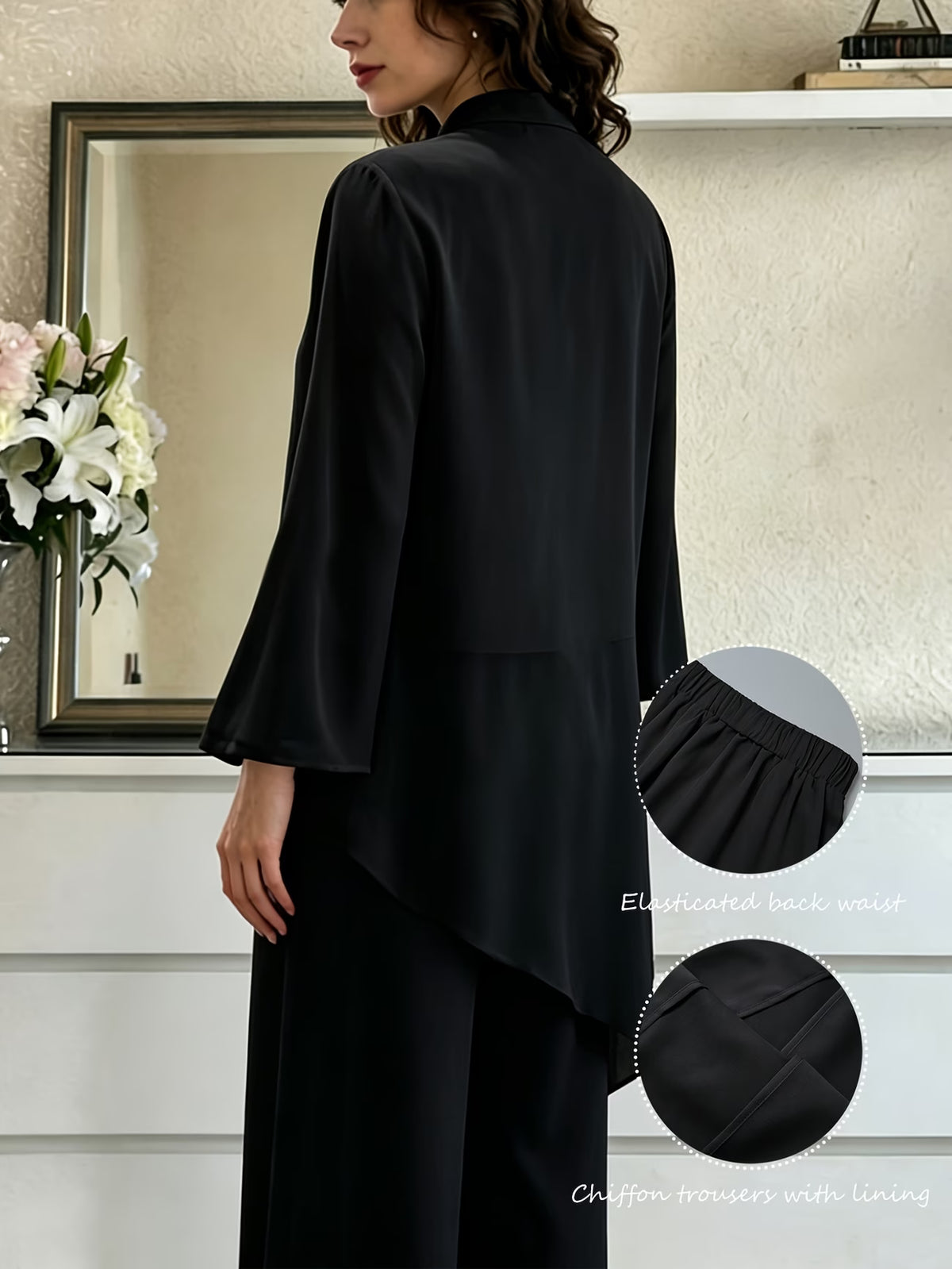 Women’s Asymmetrical Kurta Pant Set