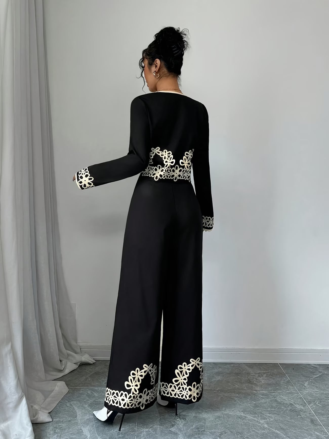 Women's Printed Relaxed Fit Outfit Set